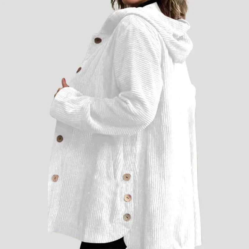 MIRELLA™ | CASUAL VELVET HOODED JACKET