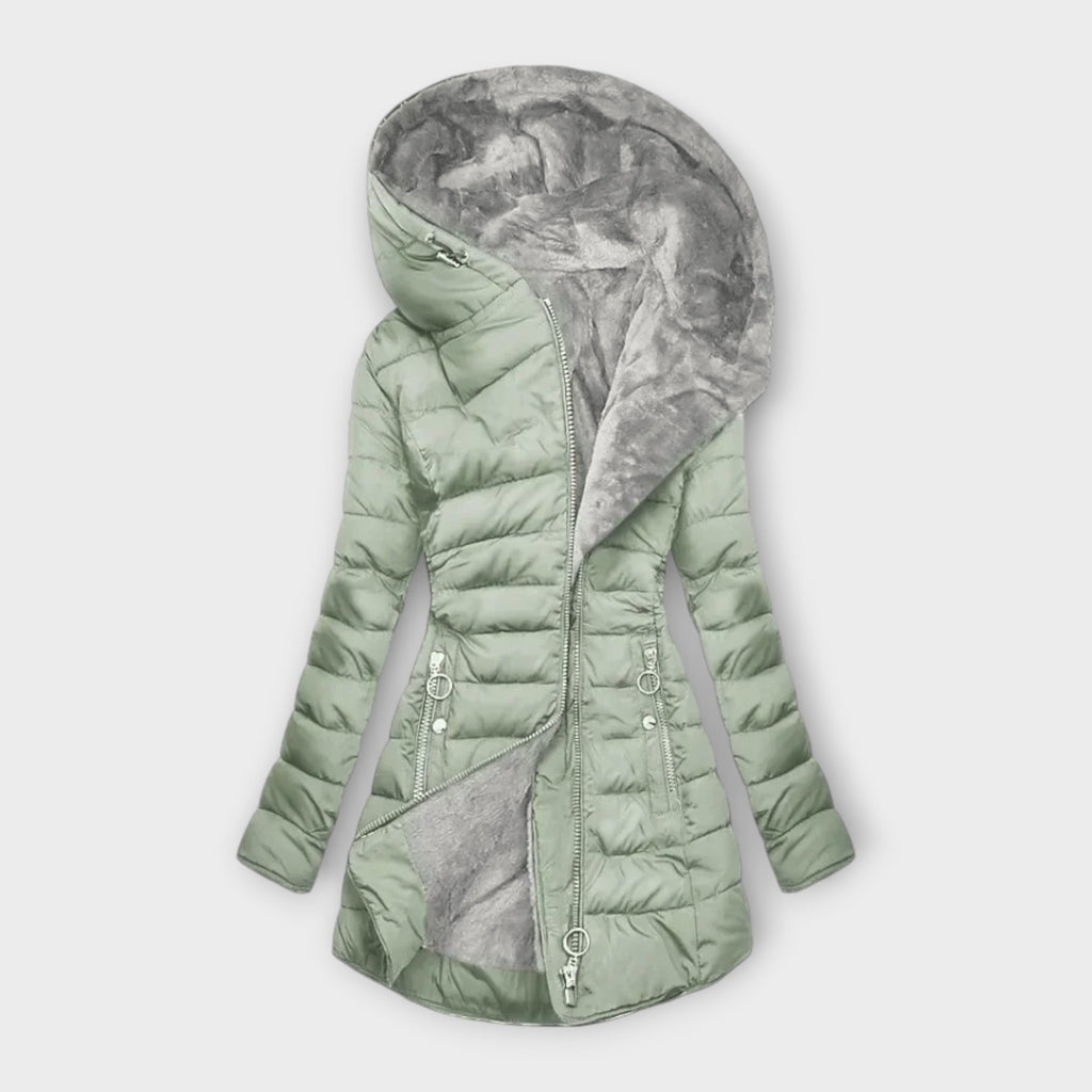Sophia | Cozy Faux Fur Lined Coat