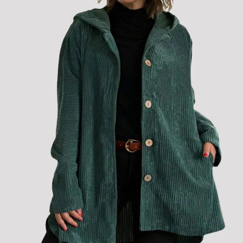 MIRELLA™ | CASUAL VELVET HOODED JACKET