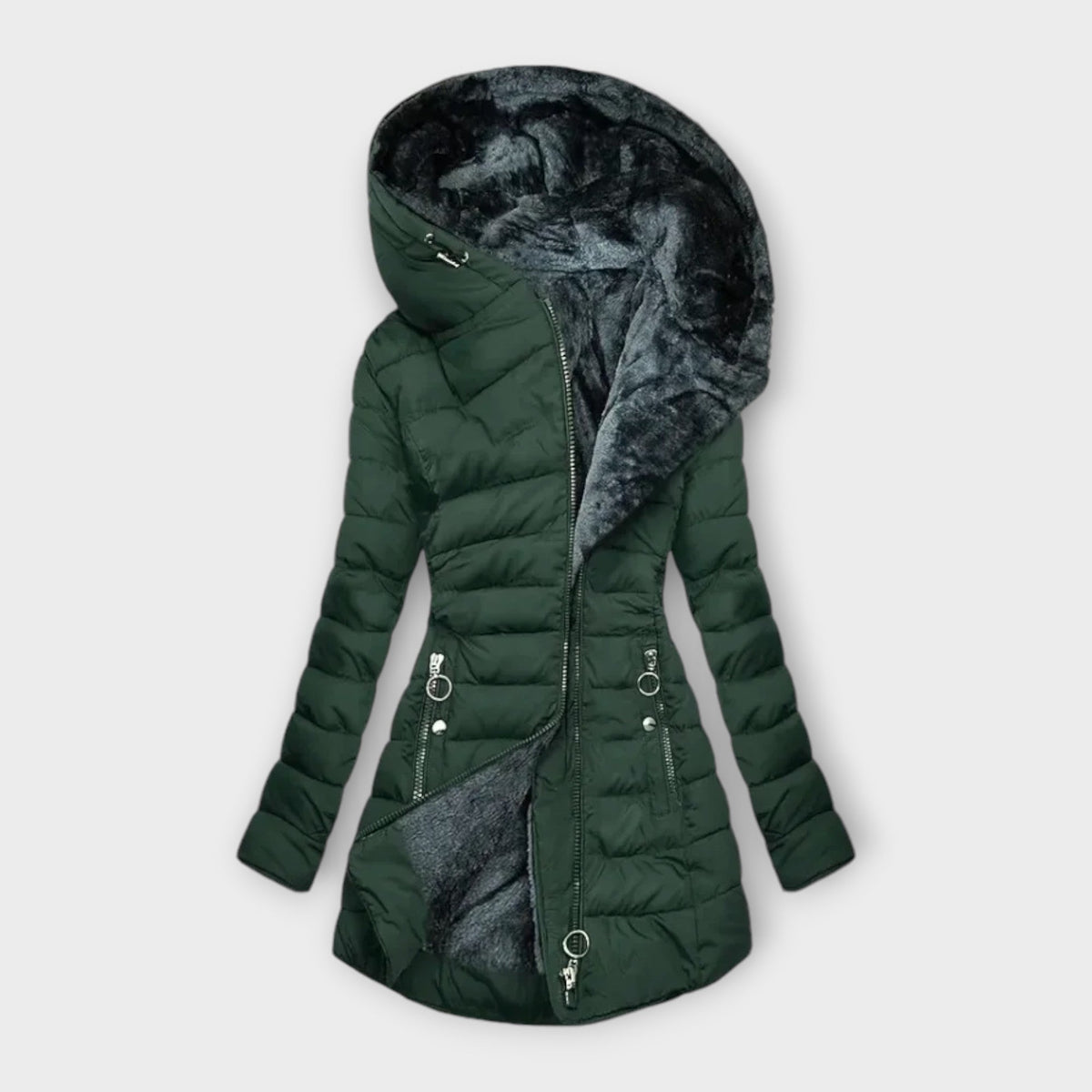 Sophia | Cozy Faux Fur Lined Coat