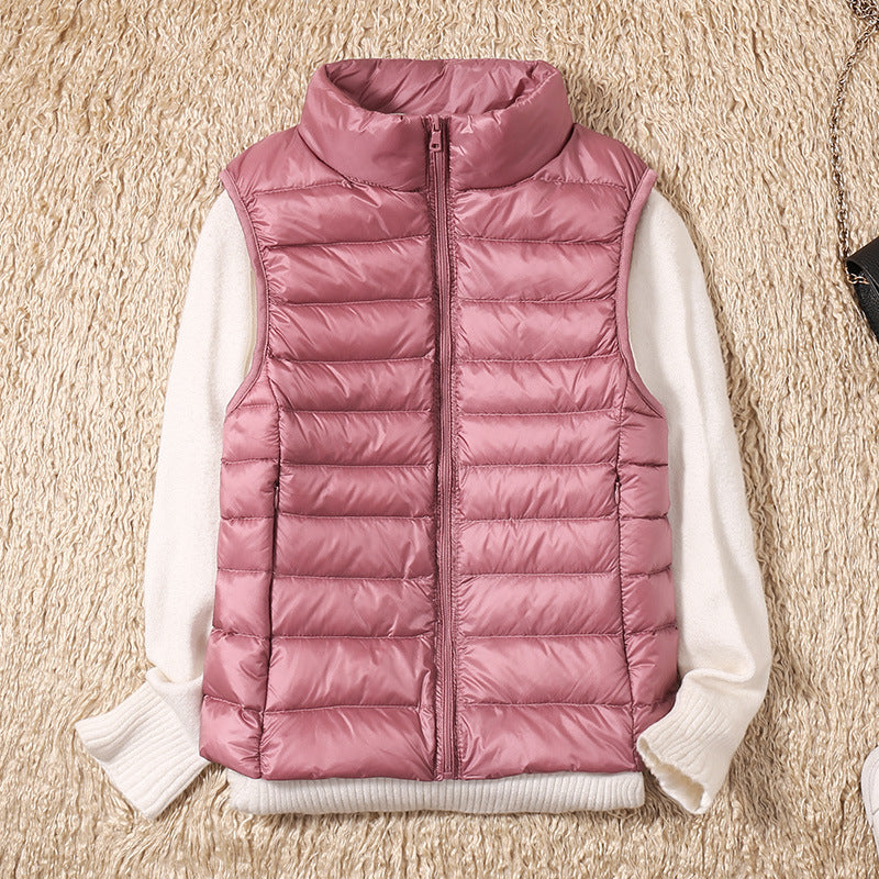 Amira™ | Lightweight Puffer Vest with Pleated Design