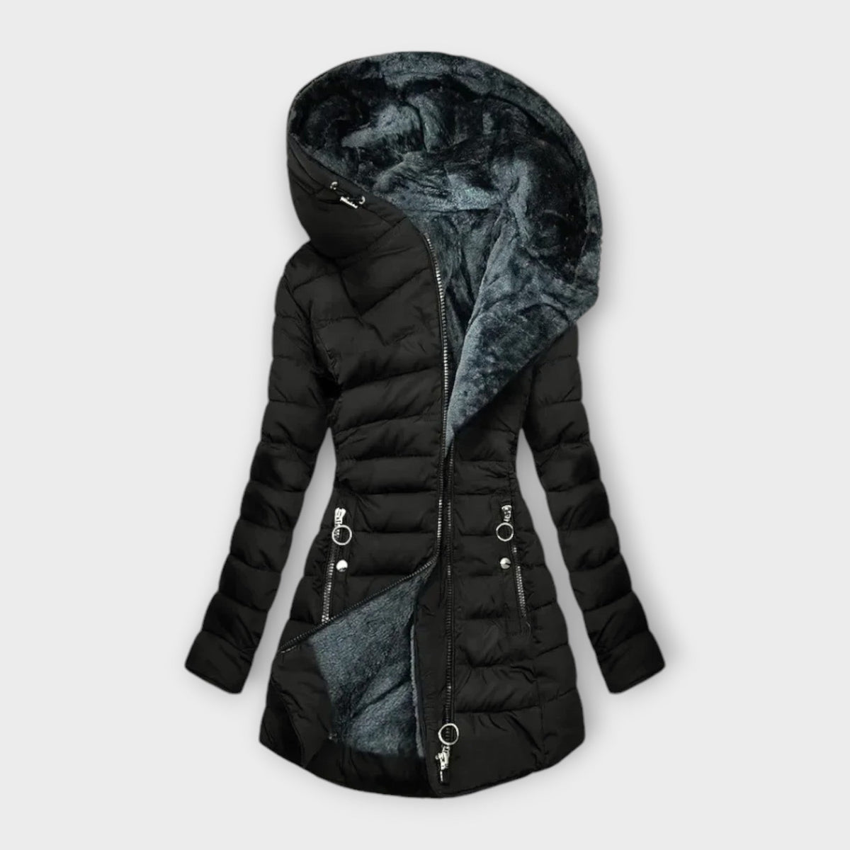 Sophia | Cozy Faux Fur Lined Coat