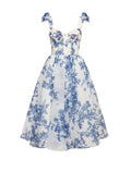 Charming blue Midi Dress