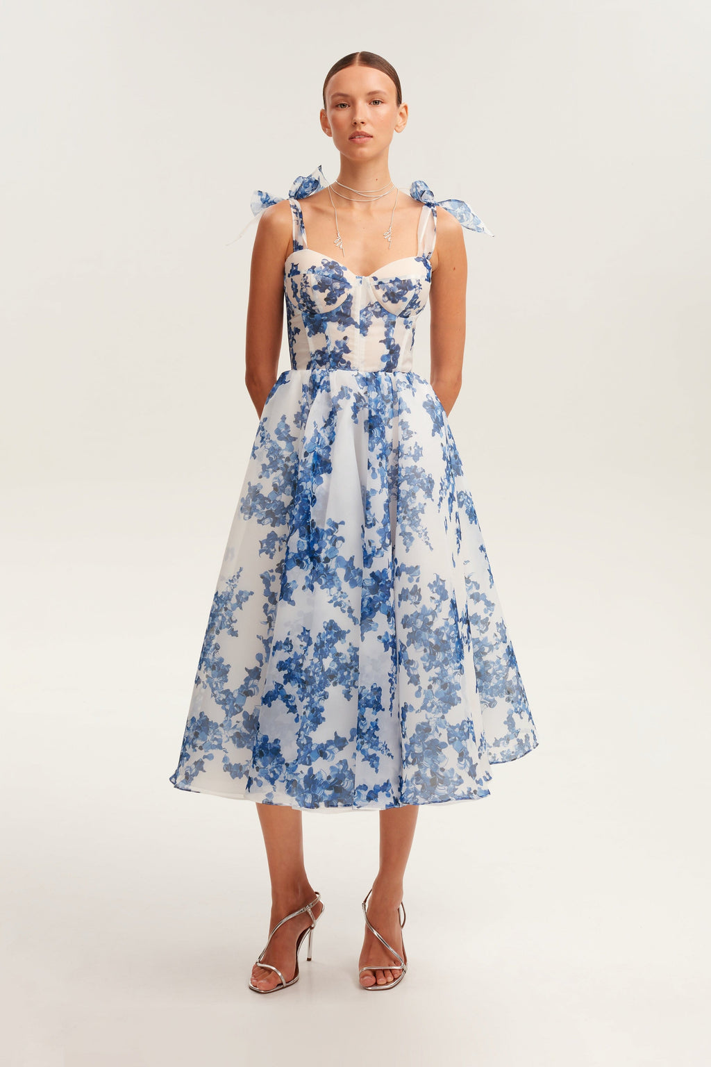 Charming blue Midi Dress
