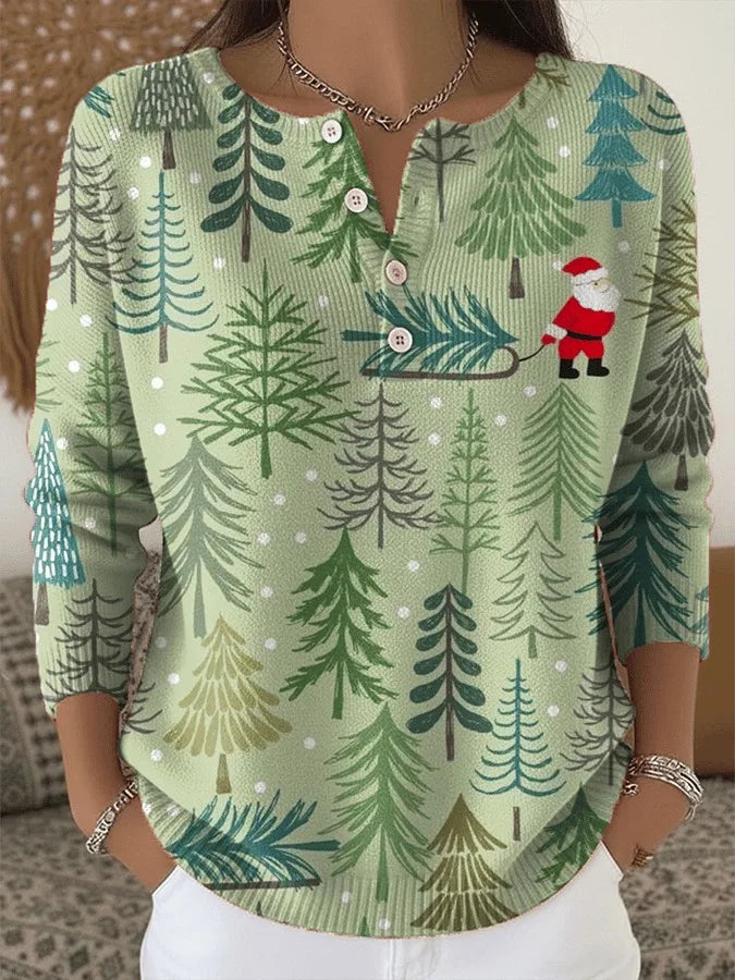 Patricia |  Christmas jumper with buttons