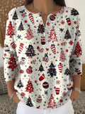 Patricia |  Christmas jumper with buttons